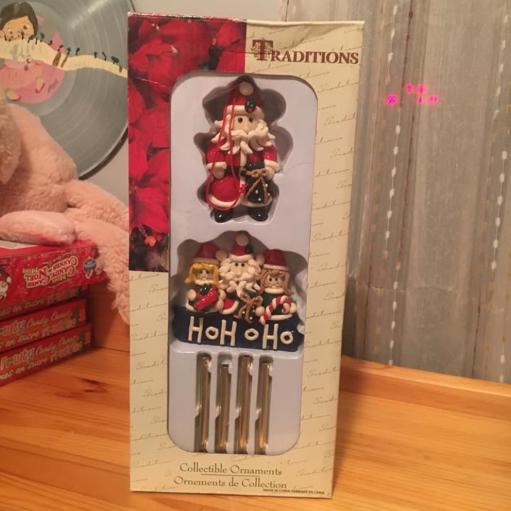 Vintage traditions clay ornaments